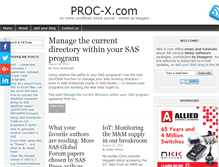 Tablet Screenshot of proc-x.com